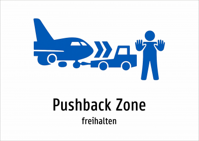 Pushback Zone - freihalten