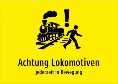 Achtung Lokomotiven - jederzeit in Bewegung