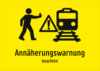 Annäherungswarnung - beachten