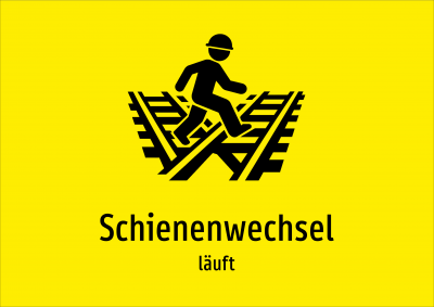 Schienenwechsel - läuft