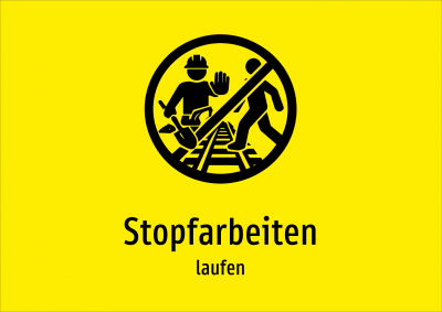 Stopfarbeiten - laufen
