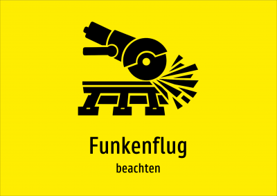 Funkenflug - beachten
