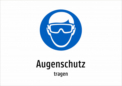 Augenschutz - tragen