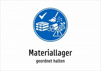 Materiallager - geordnet halten