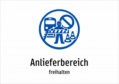 Anlieferbereich - freihalten
