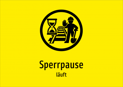 Sperrpause - läuft