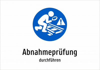 Abnahmeprüfung - durchführen