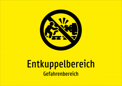 Entkuppelbereich - Gefahrenbereich