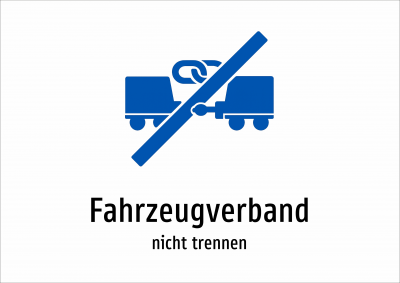 Fahrzeugverband - nicht trennen