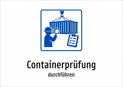 Containerprüfung - durchführen