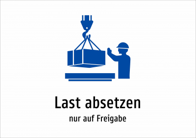 Last absetzen - nur auf Freigabe