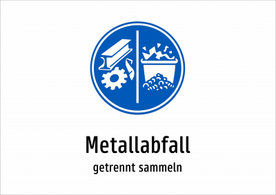 Metallabfall - getrennt sammeln
