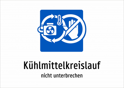Kühlmittelkreislauf - nicht unterbrechen