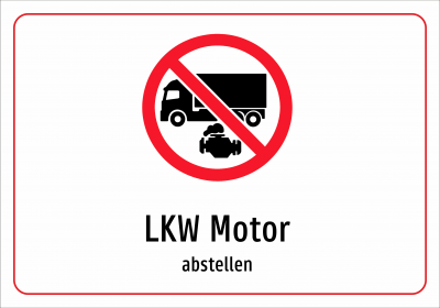 LKW Motor - abstellen