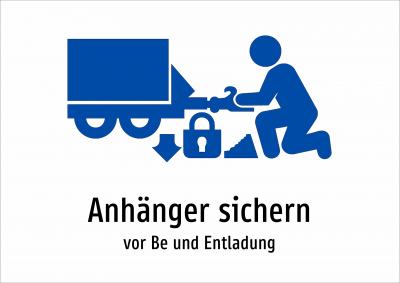 Anhänger sichern - vor Be und Entladung