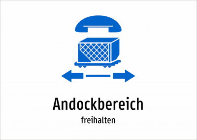 Andockbereich - freihalten