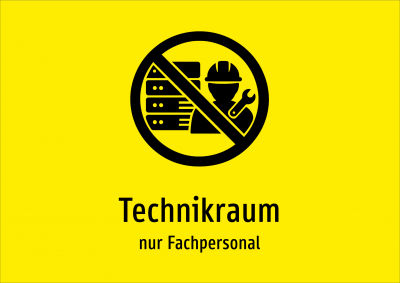 Technikraum - nur Fachpersonal