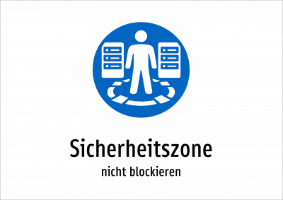 Sicherheitszone - nicht blockieren