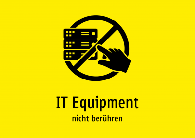 IT Equipment - nicht berühren