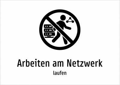 Arbeiten am Netzwerk - laufen