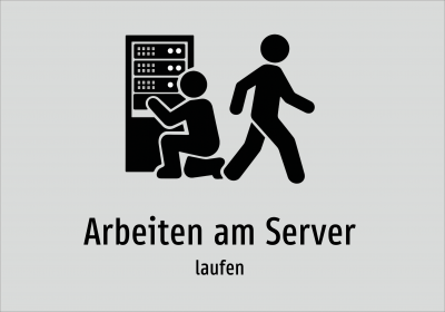 Arbeiten am Server - laufen