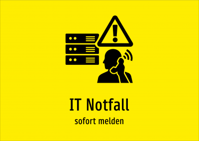 IT Notfall - sofort melden