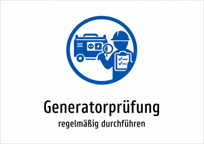 Generatorprüfung - regelmäßig durchführen