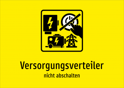 Versorgungsverteiler - nicht abschalten