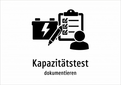 Kapazitätstest - dokumentieren