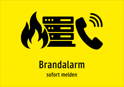 Brandalarm - sofort melden