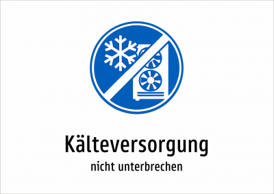 Kälteversorgung - nicht unterbrechen