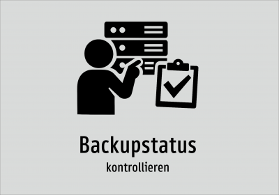 Backupstatus - kontrollieren