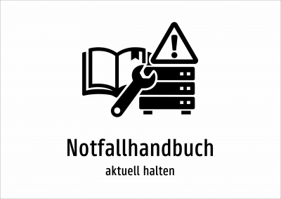 Notfallhandbuch - aktuell halten