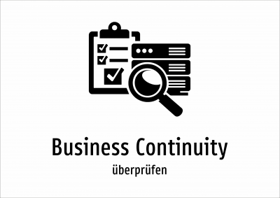 Business Continuity - überprüfen