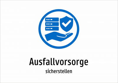 Ausfallvorsorge - sicherstellen