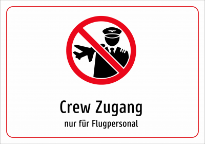 Crew Zugang - nur für Flugpersonal