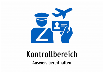 Kontrollbereich - Ausweis bereithalten