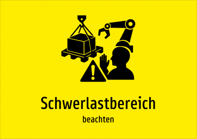 Schwerlastbereich - beachten