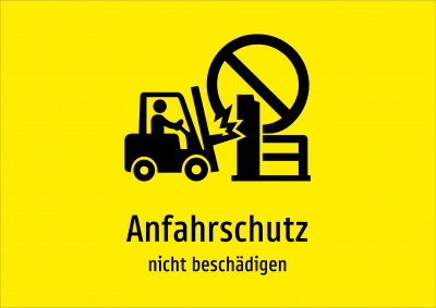 Anfahrschutz - nicht beschädigen