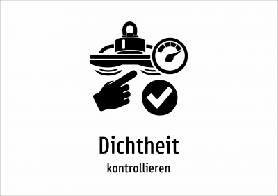 Dichtheit - kontrollieren