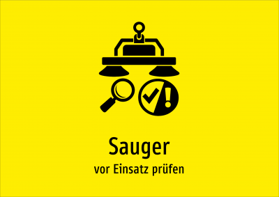 Sauger - vor Einsatz prüfen
