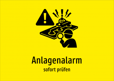 Anlagenalarm - sofort prüfen