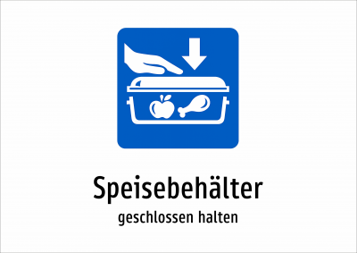 Speisebehälter - geschlossen halten