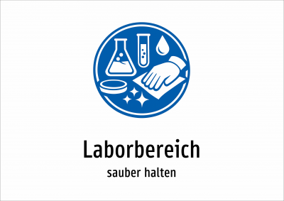 Laborbereich - sauber halten