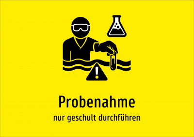 Probenahme - nur geschult durchführen