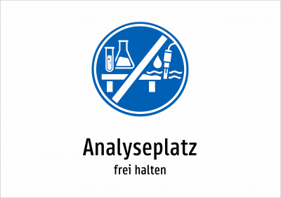 Analyseplatz - frei halten