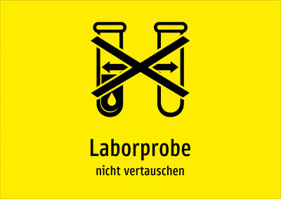 Laborprobe - nicht vertauschen
