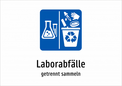 Laborabfälle - getrennt sammeln