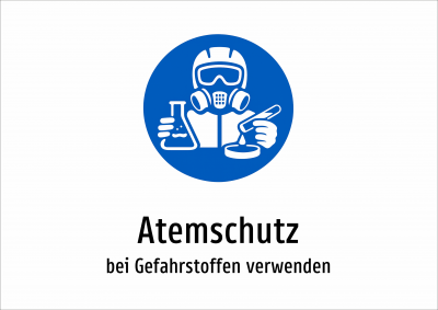 Atemschutz - bei Gefahrstoffen verwenden