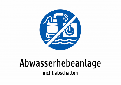 Abwasserhebeanlage - nicht abschalten